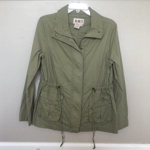Army Green Zip Up Jacket AMI